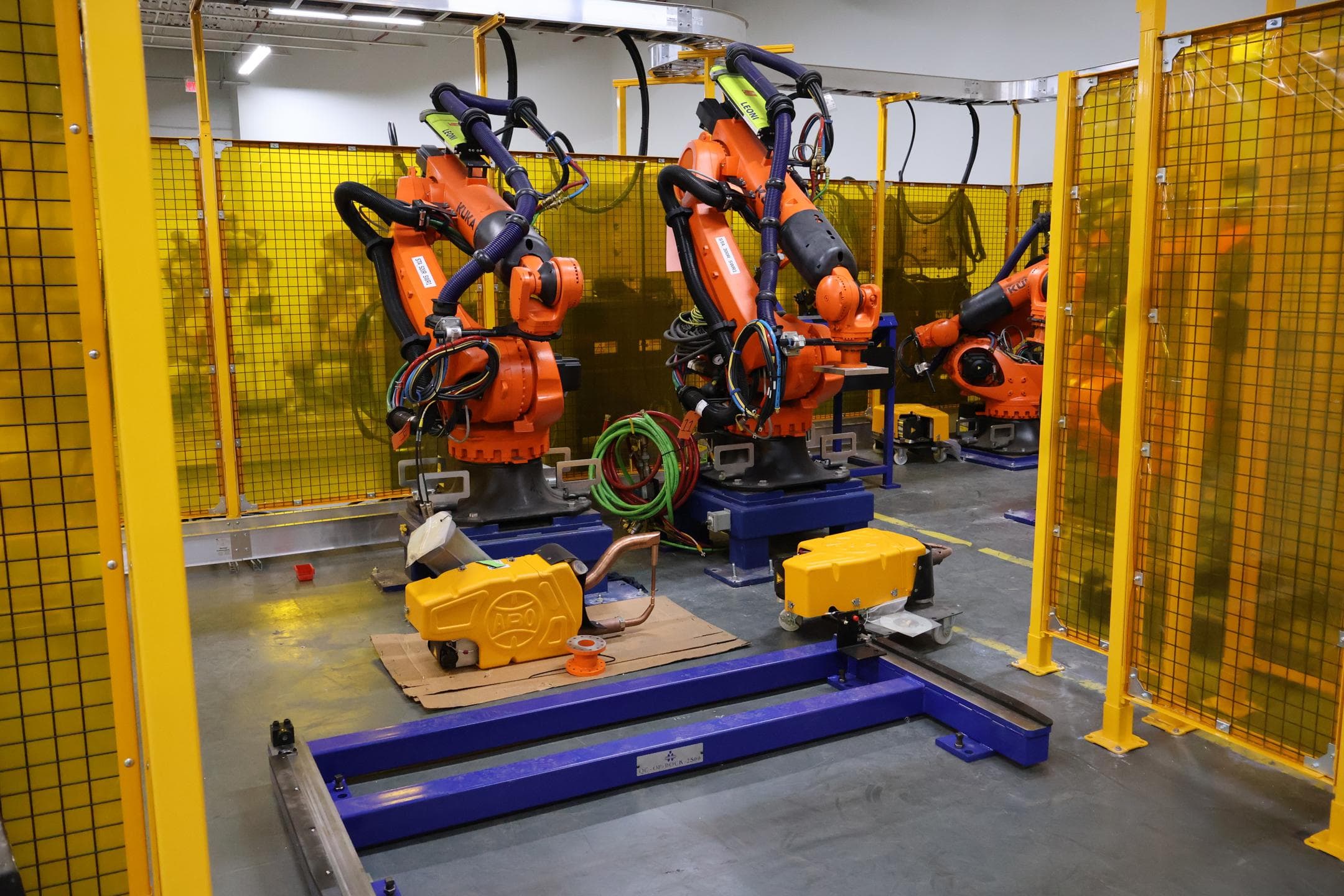 Custom automation build in progress at Ethos